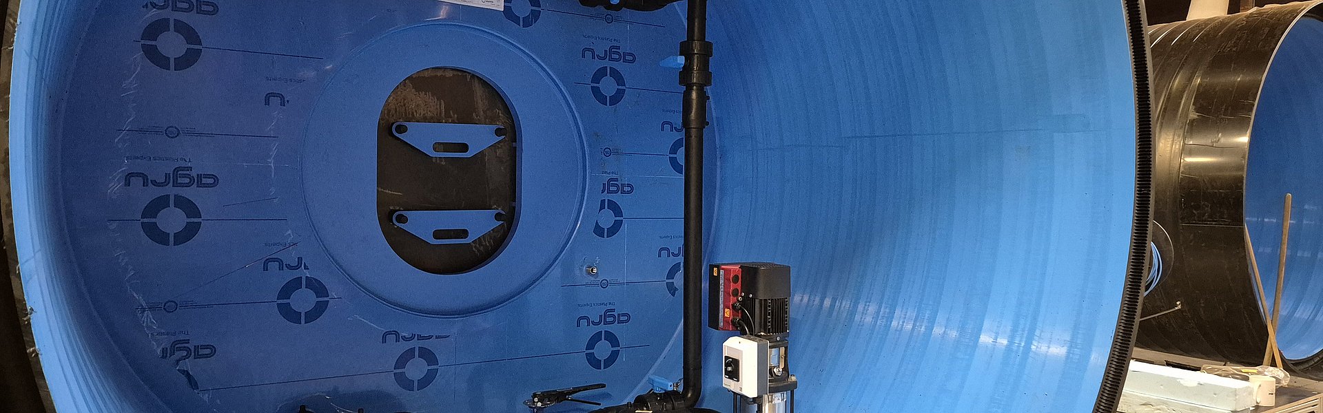 Innenansicht Trinkwasserspeicher Wildschönau