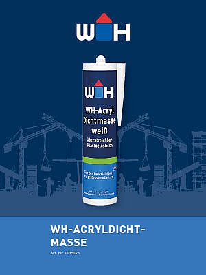 Frontansicht WH-Acryldichtmasse