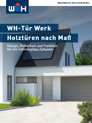Broschüre WH- Tür Werk Holztüren nach Maß