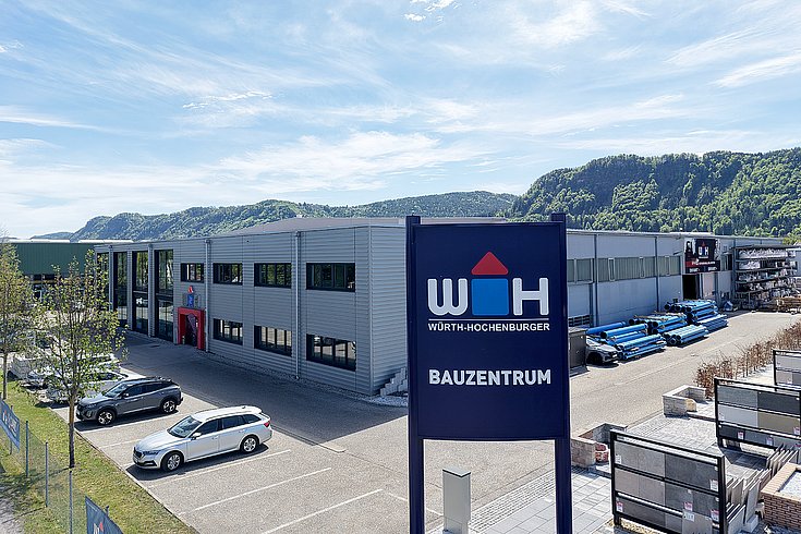 Außenaufnahme von der Würth Hochenburger Filiale in Klagenfurt