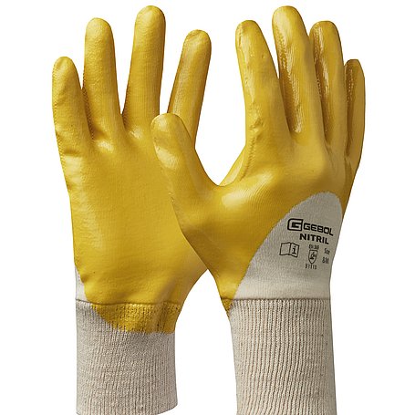 Handschuhe in Gelb und Beige zum Schutz der Hände