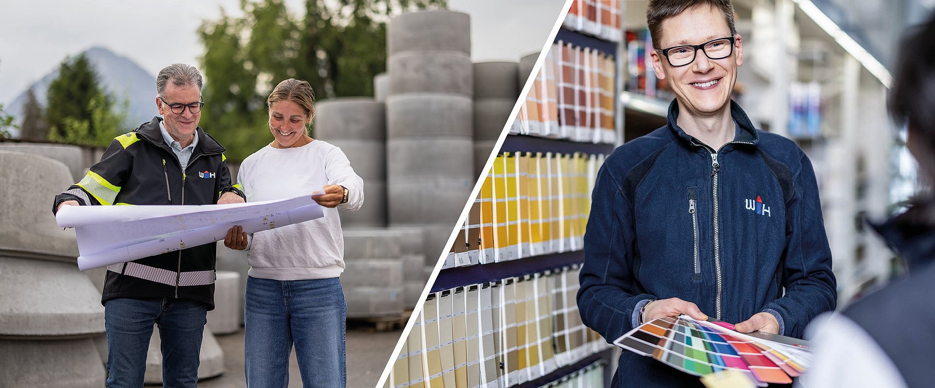 WH Mitarbeiter im Kundengespräch