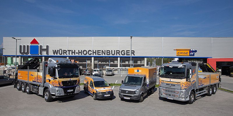 LKWs und Transporter im WH-Fuhrpark