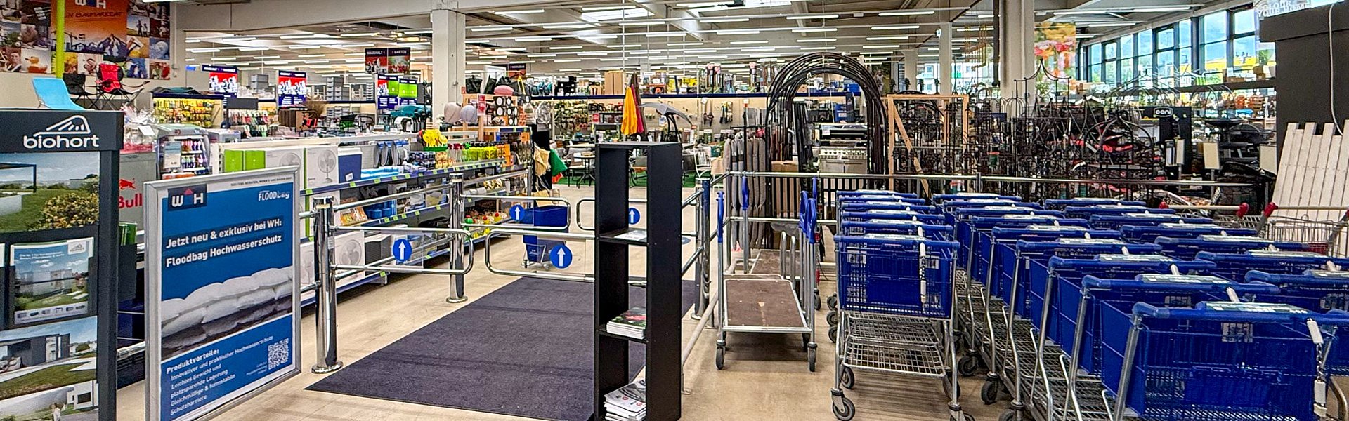 Eingang vom Baumarkt Wörgl