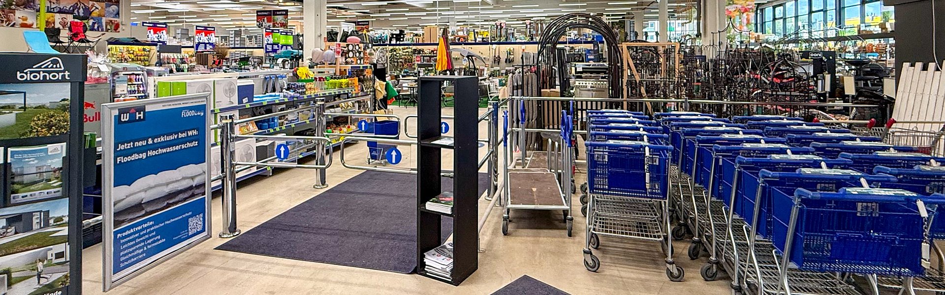 Eingang vom Baumarkt Wörgl