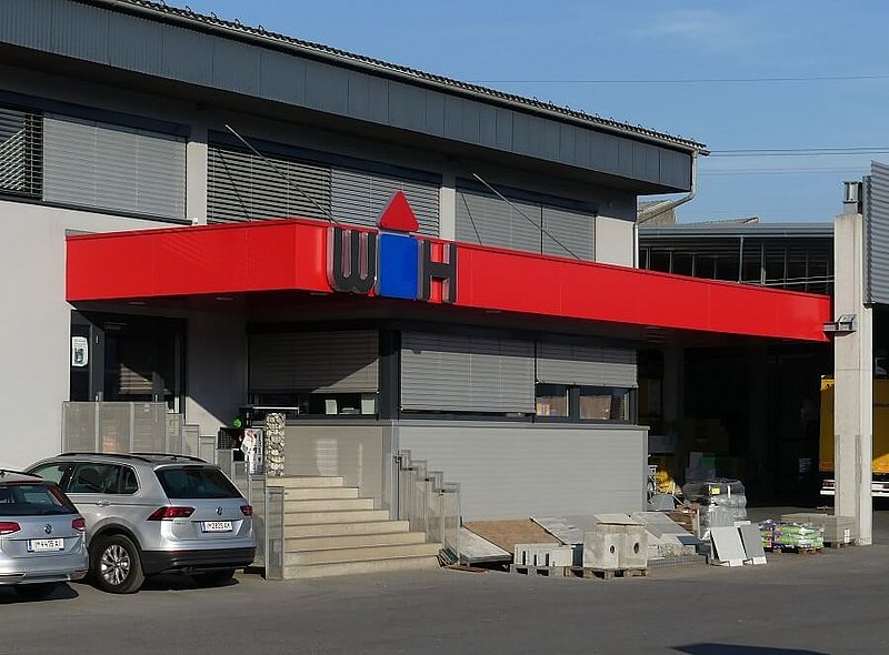 Würth Hochenburger Firmengebäude am Standort Röthis