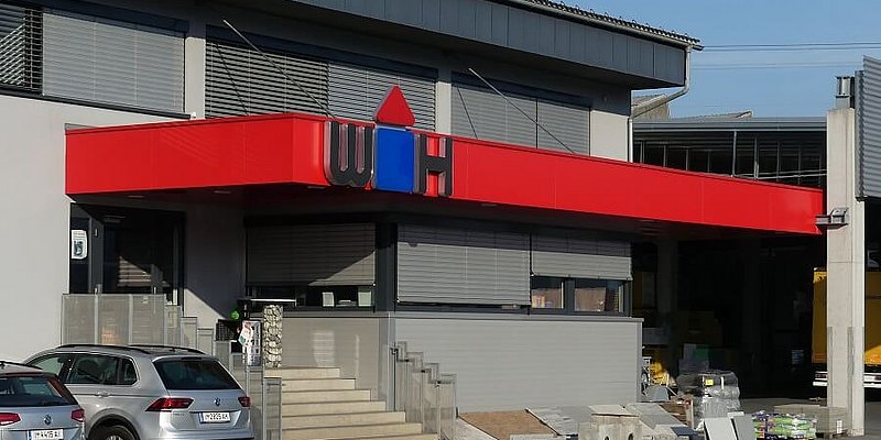 Würth Hochenburger Firmengebäude am Standort Röthis