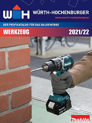 Titelseite des WH Werkzeug-Katalogs 2021/22