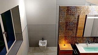 3D Planung eines Badezimmers