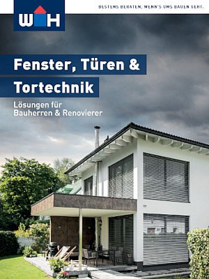 Titelseite der Broschüre zu Fenster, Türen & Tore