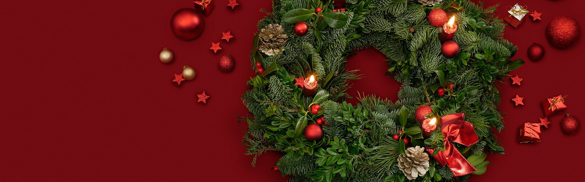 DIY Adventkranz Binden