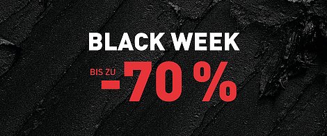 Black Week bis zu minus 70 Prozent