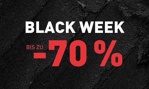 Black Week bis zu minus 70 Prozent