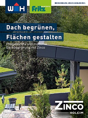 Gebäude mit begrüntem Dach