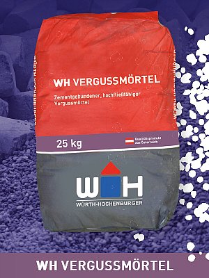 Deckblatt des Datenblatts WH Vergussmörtel