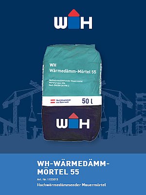 Frontansicht vom Sack WH-Wärmedämmmörtel 55