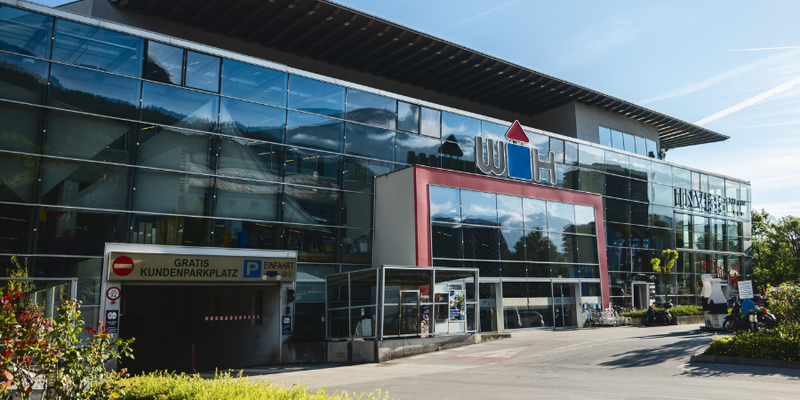 Außenansicht WH Baumarkt Standort Innsbruck