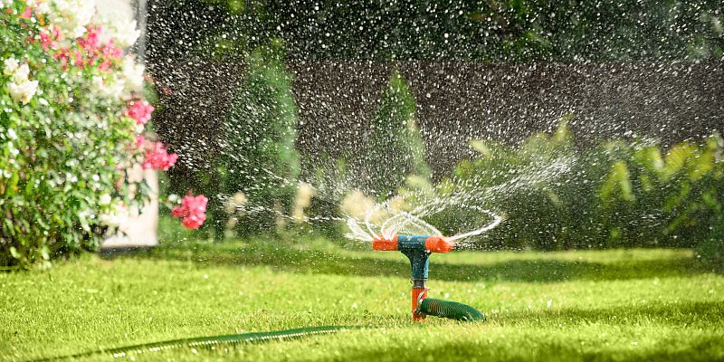 Automatische Gartenbewässerung