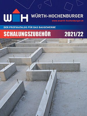 WH-Katalog Schalungszubehör 2021/22 Titelseite