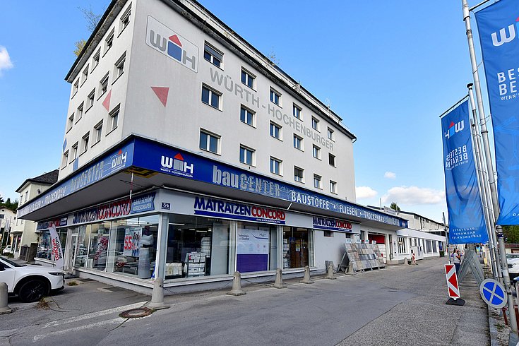 Außenaufnahme von dem Bürogebäude am Standort Salzburg