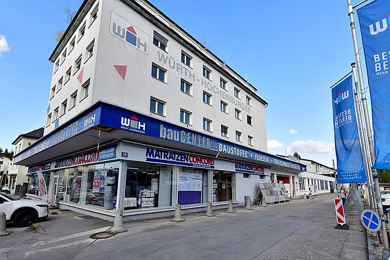 Außenaufnahme von dem Bürogebäude am Standort Salzburg