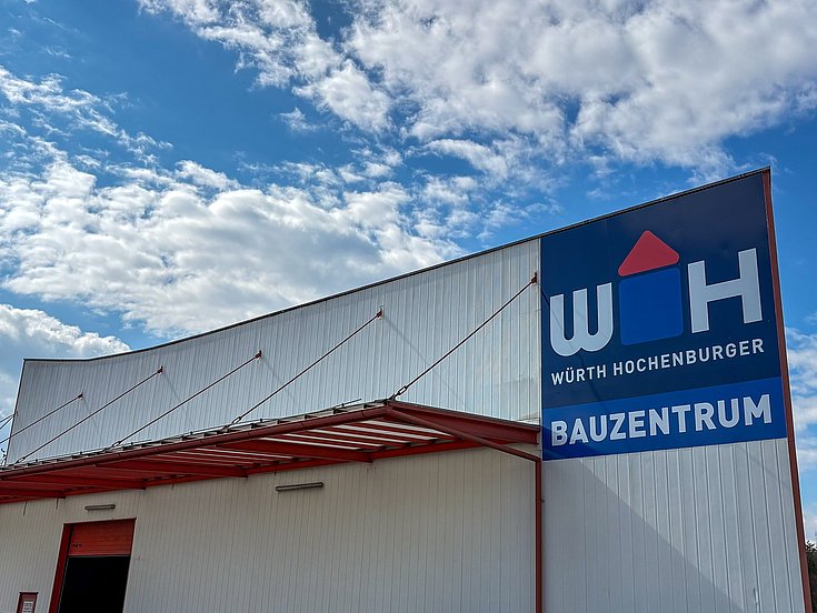 Außenansicht vom Würth Hochenburger Bauzentrum Villach