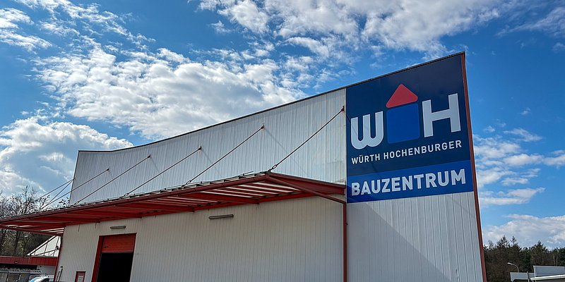 Außenansicht vom Würth Hochenburger Bauzentrum Villach